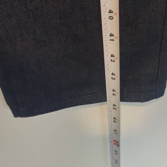 WeWoreWhat Jeans Womens Size 26 Dark Wash Straight High Rise Blue Brown - Picture 6 of 12
